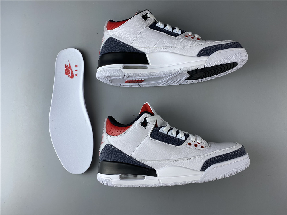 2020 Khaki24 Air Jordan 3 Retro White Black